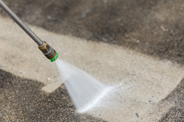 parking lot pressure washing in carmel